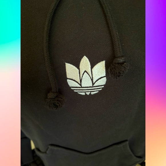 Adidas Black Tracksuit with White Stripes - Picture 5 of 13